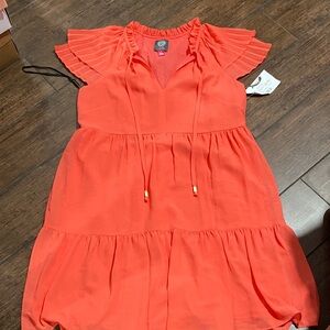 Vince Camuto Vibrant Coral Dress